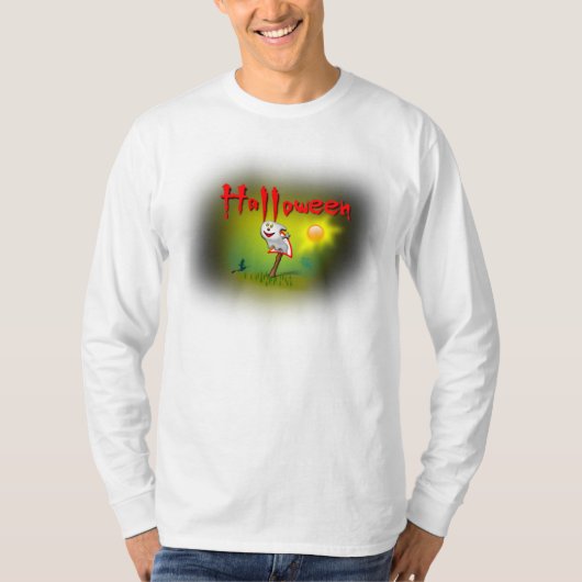 ハロウィーンサンシャイン幽霊- Tシャツ (正面)