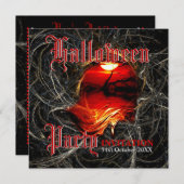 ハロウィーンサンセットメルトパーティの招待状 招待状 (正面/裏面)