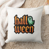 ハロウィーンザグリーン幽霊装飾用クッション クッション (ブランケット)