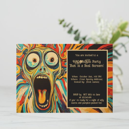 ハロウィーンザスクリームオウィーン招待状 招待状 (スタンド正面)