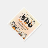 ハロウィーンザリトルブー1st誕生日パーティー スタンダードカクテルナプキン (角)