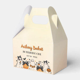 ハロウィーンザリトルブー1st誕生日パーティー フェイバーボックス