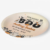 ハロウィーンザリトルブー1st誕生日パーティー ペーパープレート (アングル)