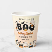 ハロウィーンザリトルブー1st誕生日パーティー 紙コップ (正面)