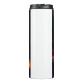 ハロウィーンシェットランドシェプドッグとカボチャ怖い タンブラー (裏面)