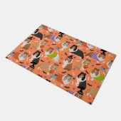 ハロウィーンシェットランドシェプドッグシェットランド・ シープドッグ ドアマット (アングル)