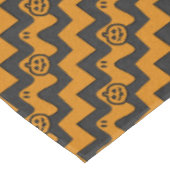 ハロウィーンシェブロンパターン(幽霊とカボチャ) テーブルクロス (アングル)