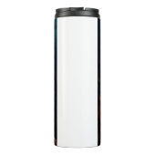 ハロウィーンシベリアハスキーとカボチャ怖い タンブラー (裏面)