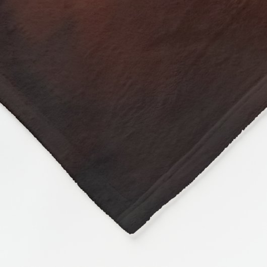 ハロウィーンシベリアハスキーとカボチャ怖い フリースブランケット (角)