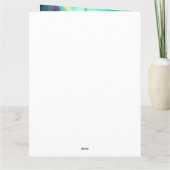 ハロウィーンシベリア猫カボチャ怖い カード (裏面)