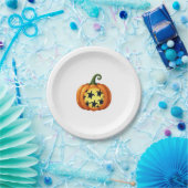 ハロウィーンシャツカボンプキンタートルシーハロウィンコスト ペーパープレート (パーティー)