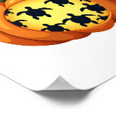 ハロウィーンシャツカボンプキンタートルシーハロウィンコスト ポスター (角)