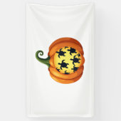 ハロウィーンシャツカボンプキンタートルシーハロウィンコスト 横断幕 (縦)