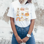 ハロウィーンシャツトリックまたはトリートカボチャ幽霊 Tシャツ