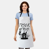 ハロウィーンシャツ，ハローウィンパーティ エプロン (着用した状態)