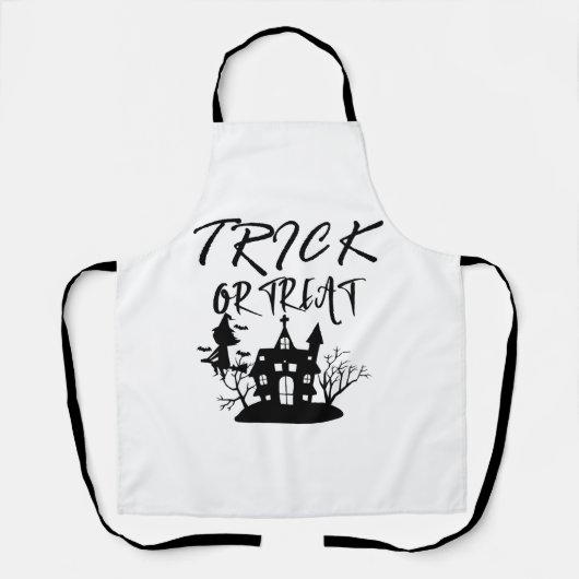 ハロウィーンシャツ，ハローウィンパーティ エプロン (正面)