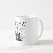 ハロウィーンシャツ，ハローウィンパーティ コーヒーマグカップ (正面右)