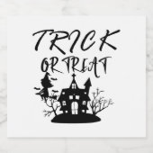 ハロウィーンシャツ，ハローウィンパーティ スパークリングワインラベル (シングルラベル)