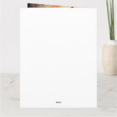 ハロウィーンシャム猫カボチャ怖い カード (裏面)