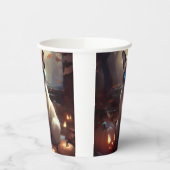 ハロウィーンシャム猫カボチャ怖い 紙コップ (左)