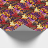 ハロウィーンシャールペイヴァンパイアパンプキンズ怖 ラッピングペーパー (角)