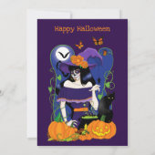 ハロウィーンシュガースカルウィッチ 招待状 (裏面)