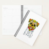 ハロウィーンシュガースカルブルドッグギフト プランナー手帳 (ディスプレー)