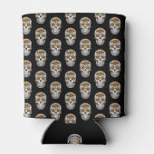 ハロウィーンシュガースカル |カスタム文字 缶クーラー (裏面)