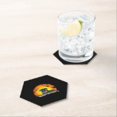 ハロウィーンシュナウザードッグ恋人Tシャツ ペーパーコースター (インサイチュ)