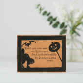 ハロウィーンシルエット シーズンポストカード (スタンド正面)