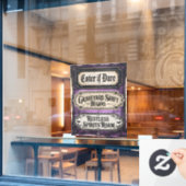 ハロウィーンシンボルや象徴 ウィンドウサイン (カフェ窓)