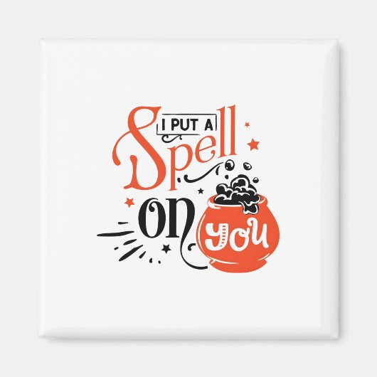 ハロウィーンシーズンを申し上げ不気味る マグネット (正面)