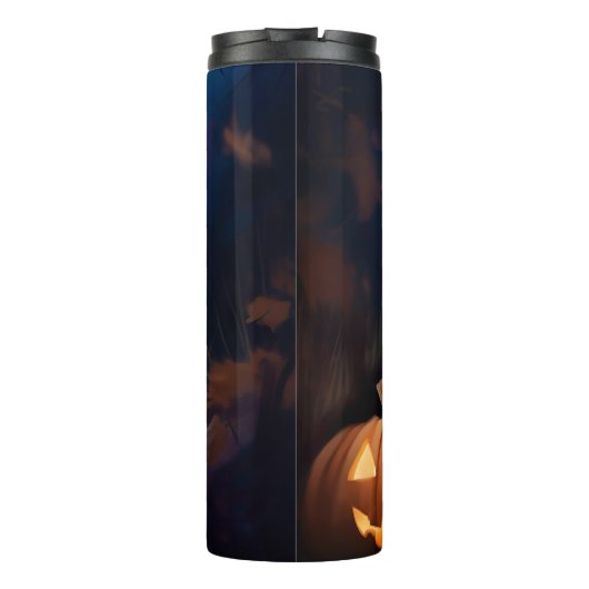 ハロウィーンシーズー(犬)ズカボチャ怖い タンブラー (裏面)