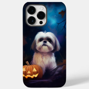 ハロウィーンシーズー（犬）ズカボチャ怖い Case-Mate iPhone 14 PRO MAXケース