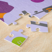 ハロウィーンシームレス裁縫概念 ジグソーパズル (側面)