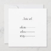 ハロウィーンシーンが楽しめる可愛いウィッチーペンギン 招待状 (裏面)