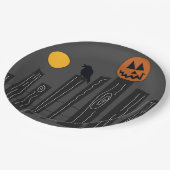 ハロウィーンシーン紙プレート ペーパープレート (アングル)