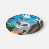 ハロウィーンシーン ペーパープレート (アングル)