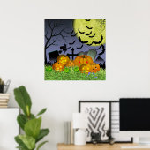 ハロウィーンシーン ポスター (ホームオフィス)