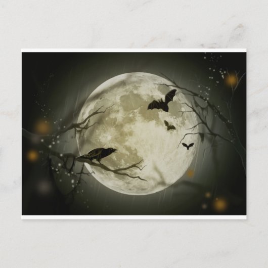 ハロウィーンシーン ポストカード (正面)