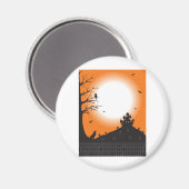 ハロウィーンシーン マグネット (正面/裏面)