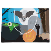 ハロウィーンシーン ラージペーパーバッグ (正面)