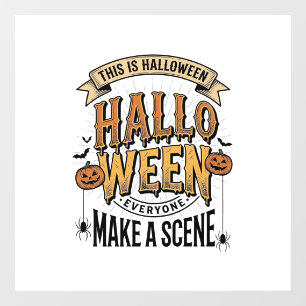 ハロウィーンシーンTシャツ ビンテージ風 彫刻 かぼちゃ デ ウィンドウサイン
