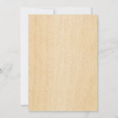 ハロウィーンジェンダーがパーティーカボチャ感謝祭を明かす 招待状 (裏面)