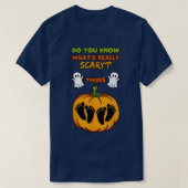ハロウィーンジェンダーが双子ベビーシャワーパーティーを明かす Tシャツ (デザイン正面)