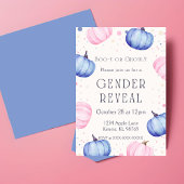 ハロウィーンジェンダーリビール招待状 招待状