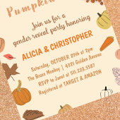 ハロウィーンジェンダー明かす招待状秋 招待状