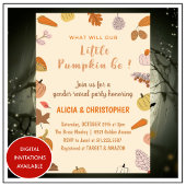 ハロウィーンジェンダー明かす招待状秋 招待状