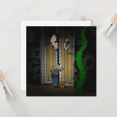 ハロウィーンジャックがトリックや治療に行く カード (正面/裏面インサイチュ)