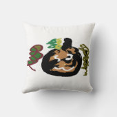 ハロウィーンジャックまたはランタンコーヒー クッション (裏面)